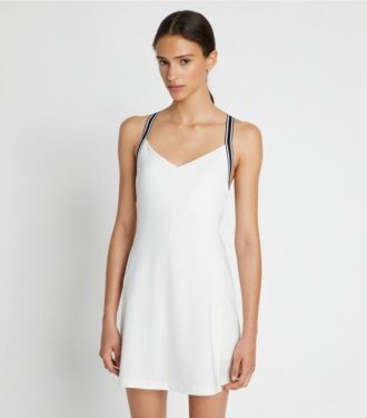 Performance Jersey Cross-Back Tennis Dress