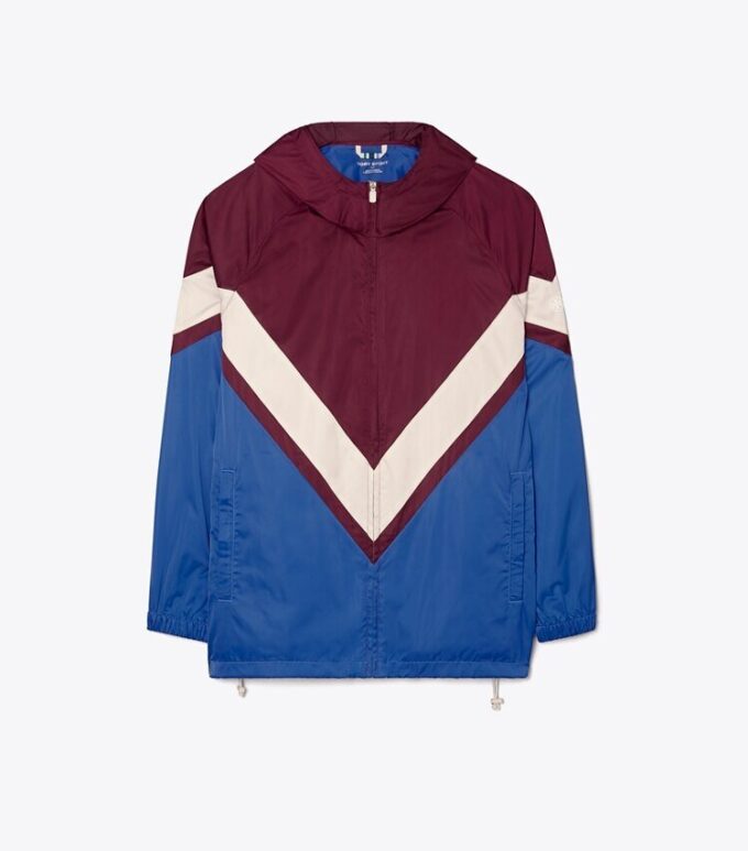 Performance Satin Chevron Laufjacke Performance Satin Chevron Laufjacke