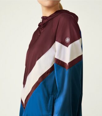 Performance Satin Chevron Laufjacke Performance Satin Chevron Laufjacke
