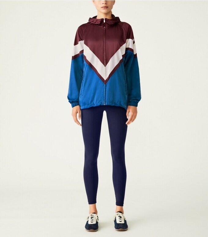 Performance Satin Chevron Laufjacke Performance Satin Chevron Laufjacke