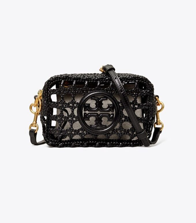 Perry Bombé gewebte Mini-Tasche Perry Bombé gewebte Mini-Tasche