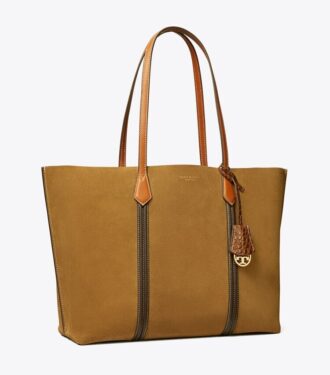 Perry Suede Tote mit drei Fächern