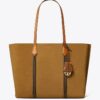 Perry Suede Tote mit drei Fächern Perry Suede Tote mit drei Fächern