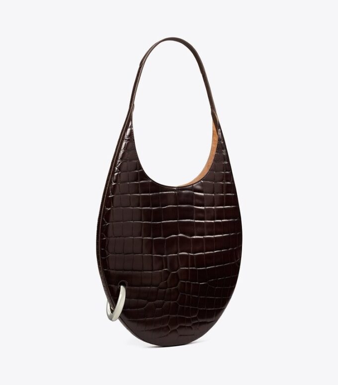 Pierced Croc-Embossed Bag Pierced Croc-Embossed Bag