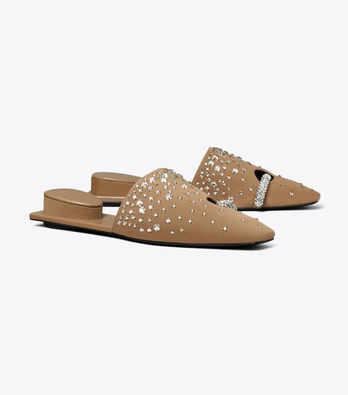Pierced Crystal Mule Pierced Crystal Mule