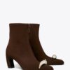 Pierced Heeled Ankle Boot Pierced Heeled Ankle Boot