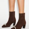 Pierced Heeled Ankle Boot Pierced Heeled Ankle Boot