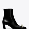 Pierced Heeled Ankle Boot Pierced Heeled Ankle Boot