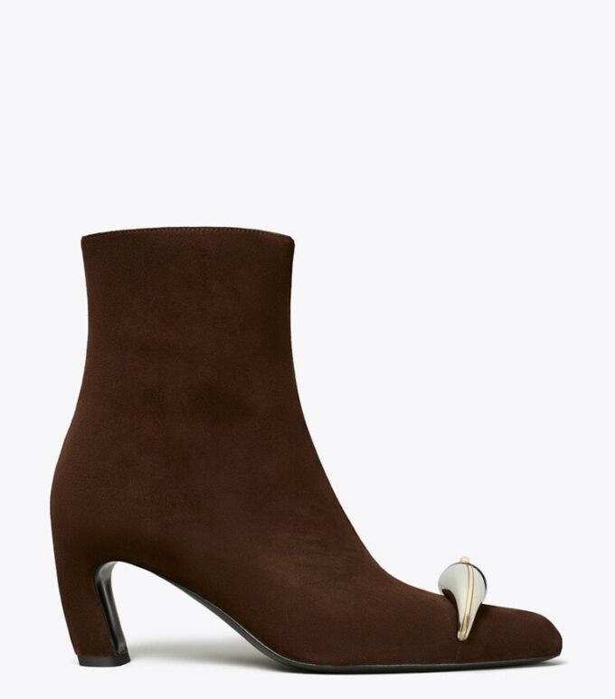 Pierced Heeled Ankle Boot Pierced Heeled Ankle Boot