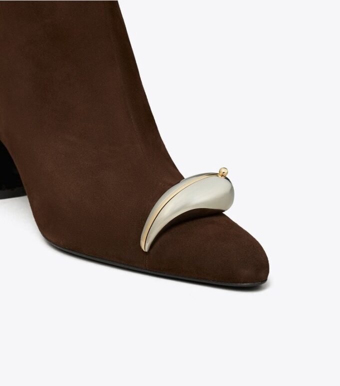 Pierced Heeled Ankle Boot Pierced Heeled Ankle Boot