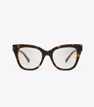 Pierced Oversized Cat-Eye-Brille