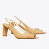Pierced Peep-Toe Slingback Pierced Peep-Toe Slingback