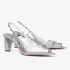 Pierced Peep-Toe Slingback Pierced Peep-Toe Slingback