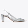 Pierced Peep-Toe Slingback Pierced Peep-Toe Slingback