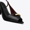 Pierced Peep-Toe Slingback Pierced Peep-Toe Slingback