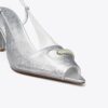 Pierced Peep-Toe Slingback Pierced Peep-Toe Slingback
