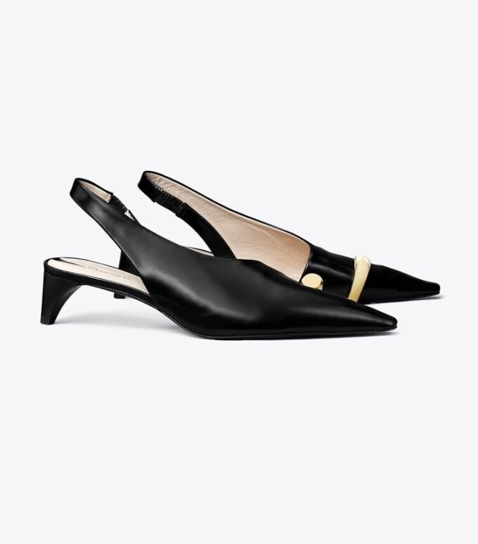Pierced Slingback Heel Pierced Slingback Heel