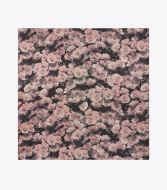 Pixel Flower Seiden-Halstuch