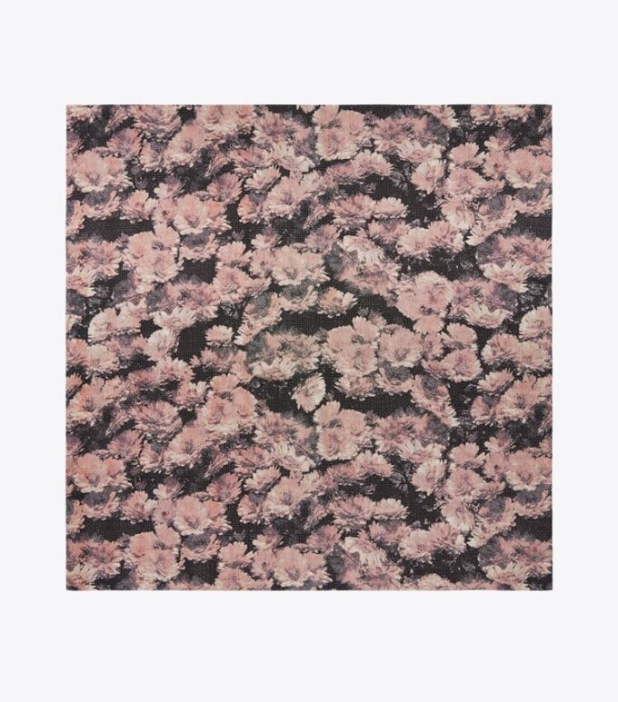 Pixel Flower Seiden-Halstuch