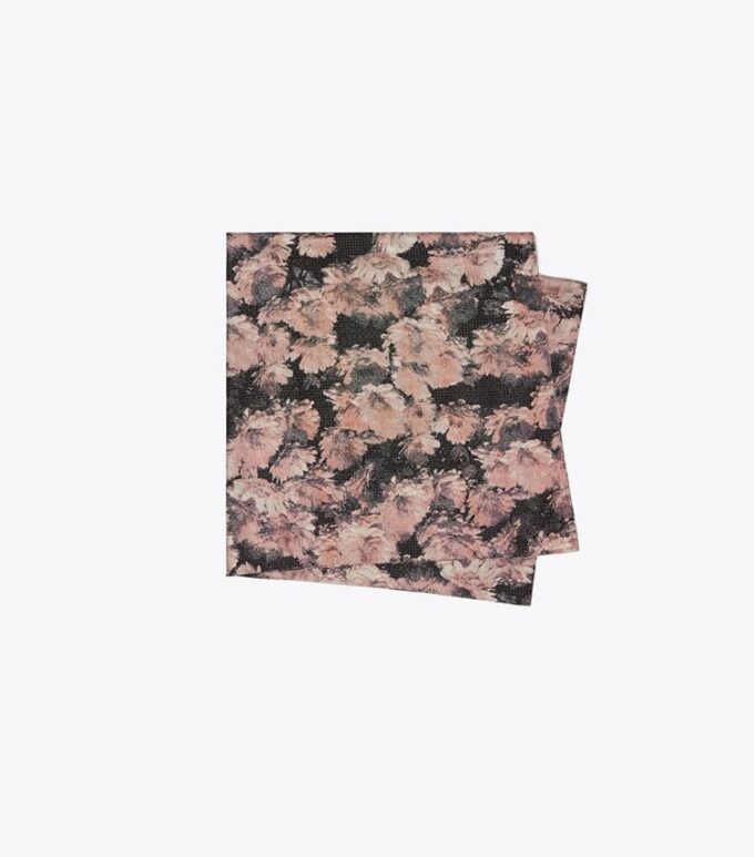 Pixel Flower Seiden-Halstuch