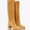 Plateau-Kniehohe Stiefel Plateau-Kniehohe Stiefel