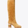 Plateau-Kniehohe Stiefel Plateau-Kniehohe Stiefel