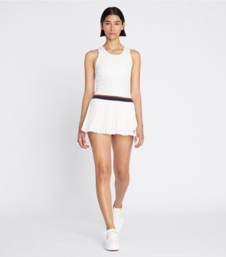 Plissierter Mini-Tennisrock