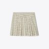 Plissierter Tennisrock mit Print Plissierter Tennisrock mit Print
