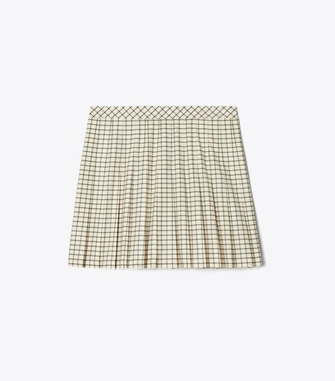 Plissierter Tennisrock mit Print Plissierter Tennisrock mit Print
