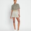 Plissierter Tennisrock mit Print Plissierter Tennisrock mit Print
