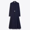 Plissiertes Baumwollhemdkleid Plissiertes Baumwollhemdkleid