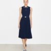 Plissiertes Viskosekleid Plissiertes Viskosekleid