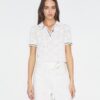 Polo-Shirt aus Baumwolle mit Logo-Spitze