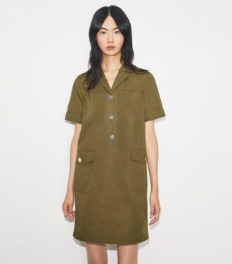 Popeline-Camp-Kleid