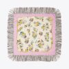 Porzellan Seiden-Halstuch mit Blumenmuster Porzellan Seiden-Halstuch mit Blumenmuster