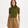 Pullover mit halbem Reißverschluss und Rundhalsausschnitt Pullover mit halbem Reißverschluss und Rundhalsausschnitt