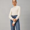 Pullover mit Stehkragen Pullover mit Stehkragen