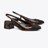 Pumps mit Kappe und Fersenriemen Pumps mit Kappe und Fersenriemen