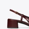 Pumps mit Kappe und Fersenriemen Pumps mit Kappe und Fersenriemen