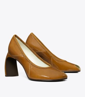 Pumps mit offener Spitze
