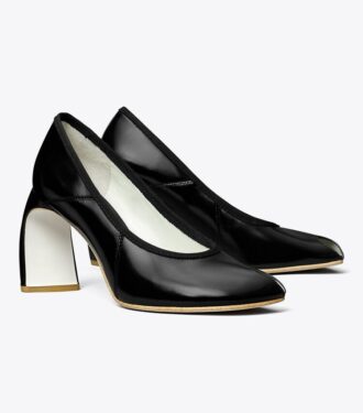 Pumps mit offener Spitze