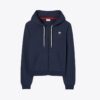 Raglan-Kapuzenpullover aus French Terry mit Reißverschluss Raglan-Kapuzenpullover aus French Terry mit Reißverschluss