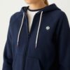 Raglan-Kapuzenpullover aus French Terry mit Reißverschluss Raglan-Kapuzenpullover aus French Terry mit Reißverschluss