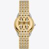 Ravello-Uhr, zweifarbig Gold/Edelstahl/Elfenbein, 32 x 40 mm Ravello-Uhr, zweifarbig Gold/Edelstahl/Elfenbein, 32 x 40 mm