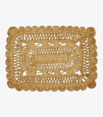 Rechteckige Jute-Tischsets, 4er-Set