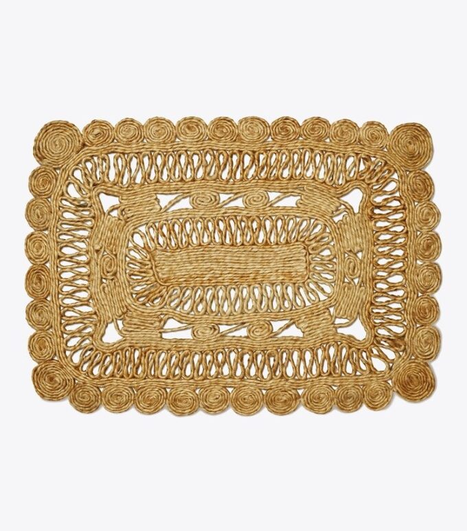 Rechteckige Jute-Tischsets, 4er-Set Rechteckige Jute-Tischsets, 4er-Set