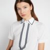 Retro-Polohemd aus merzerisierter Baumwolle Retro-Polohemd aus merzerisierter Baumwolle