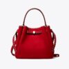 Romy Pick Stitch Bucket Bag aus Wildleder Romy Pick Stitch Bucket Bag aus Wildleder