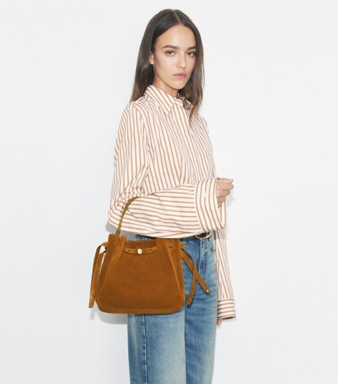 Romy Wildleder-Beuteltasche Romy Wildleder-Beuteltasche