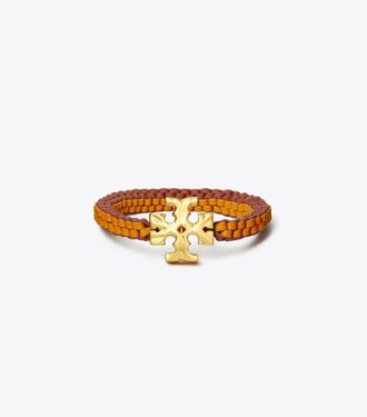 Roxanne Armband aus gewebtem Leder